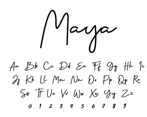 Alphabet et chiffres du style de lettrage Police 21